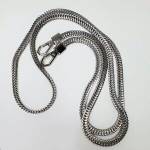 High Quality! Silver Crossbody Snake Chain Strap Bag Replacement Repair Shoulder